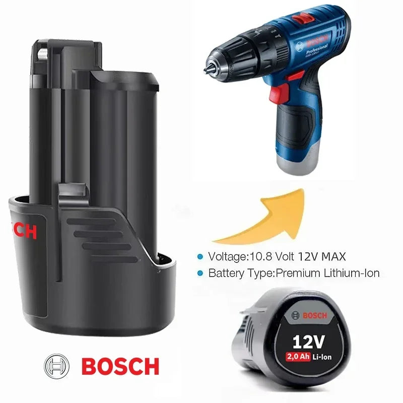 Bosch 12V 2.0Ah Lithium Ion Rechargeable Battery