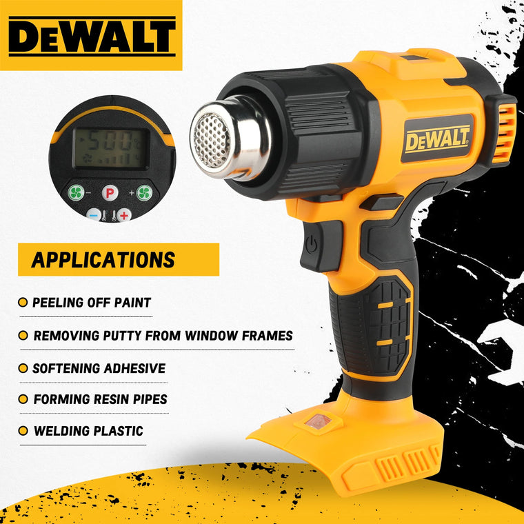 DEWALT Karštųjų Orų Pistoletas DCE530 20V Bevielis
