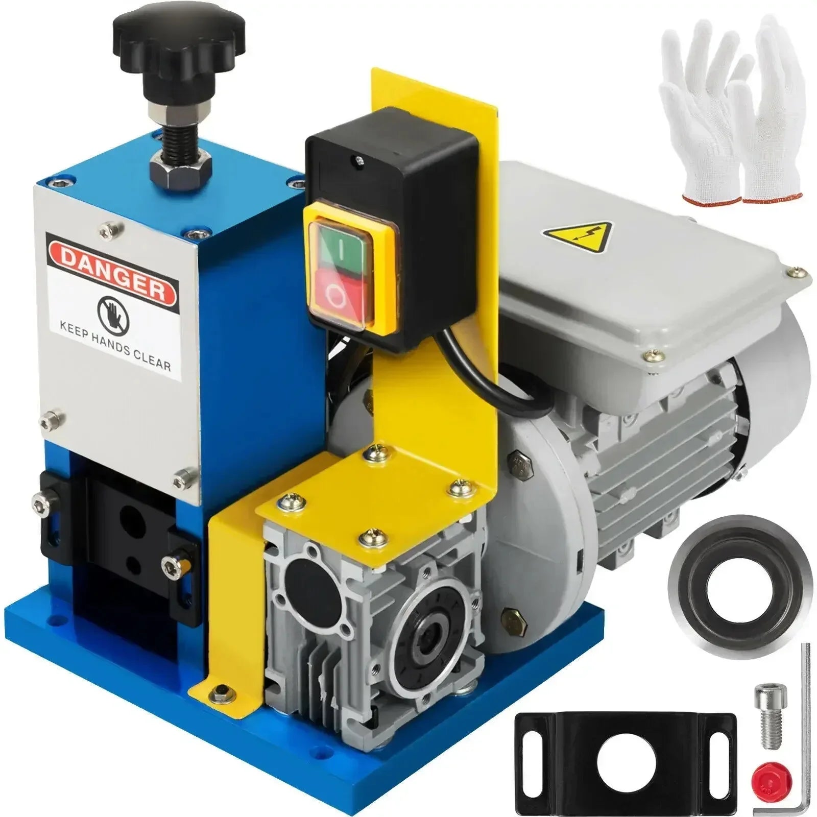 VEVOR Electric Wire Stripping Machine Three Type With Cable Stripper Machine Metal Tool Extra Blade Copper For Recyle