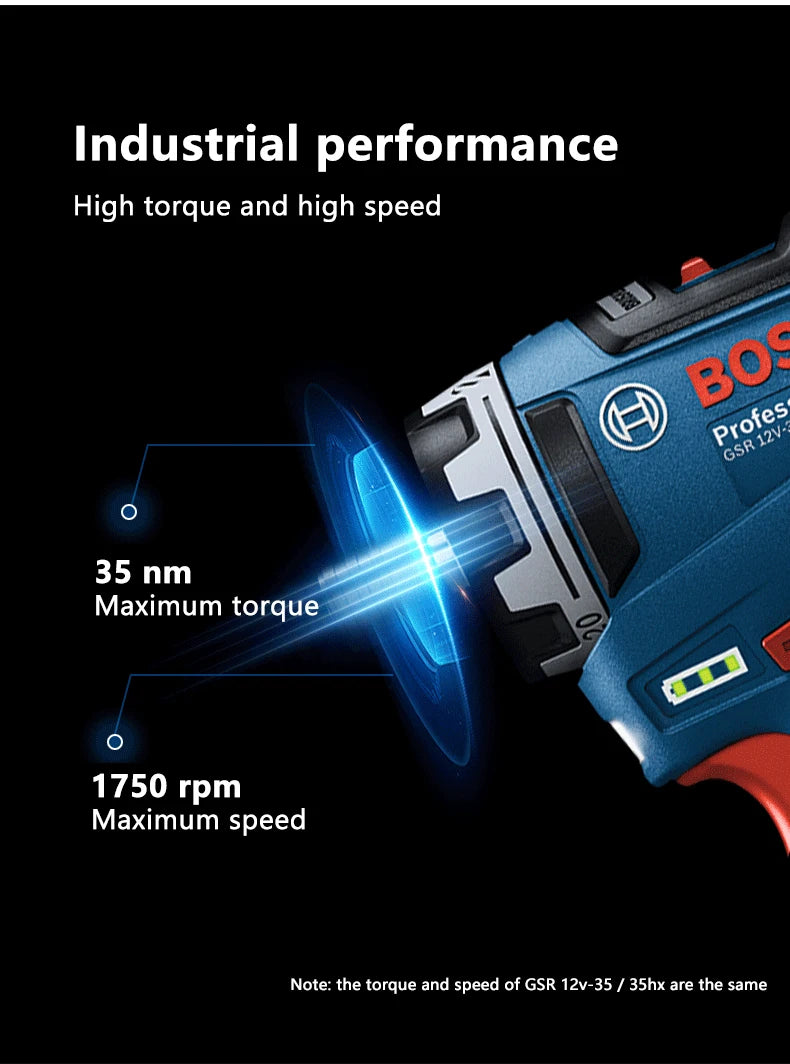 Bosch GSR 12V-35 HX 12V Cordless Drill Driver