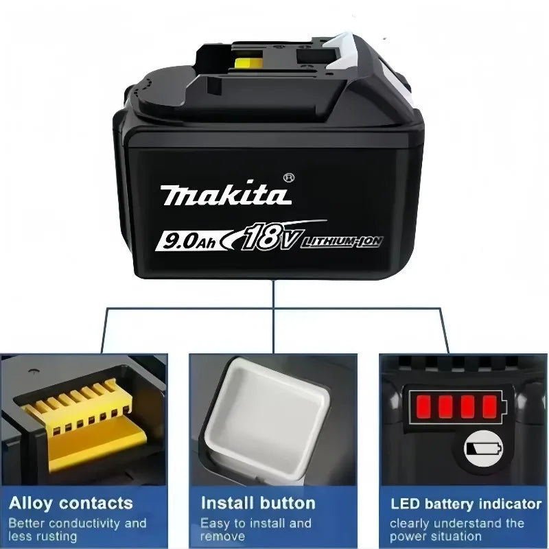 Makita 18V Li-Ion Akumuliatorius 3.0Ah 6.0Ah 9.0Ah