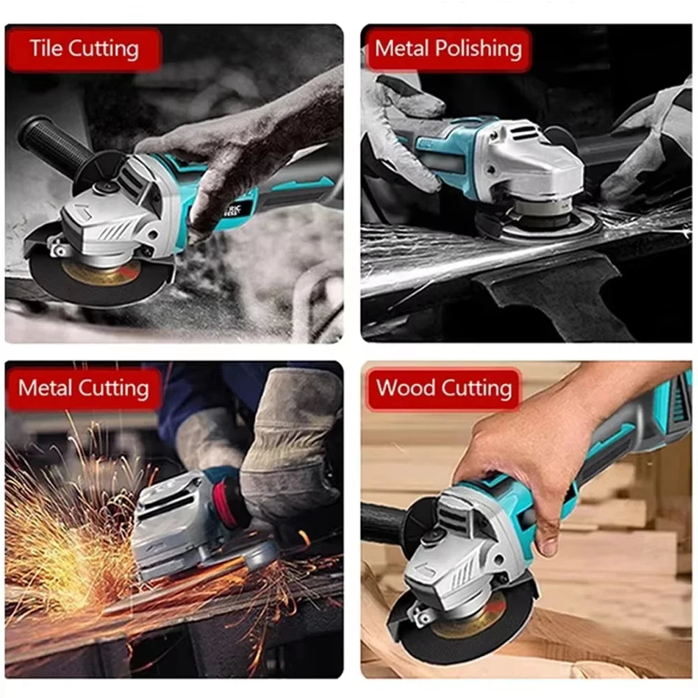 Makita DGA404 125mm Kampinis Šlifuoklis Li-Ion Akumuliatorinis