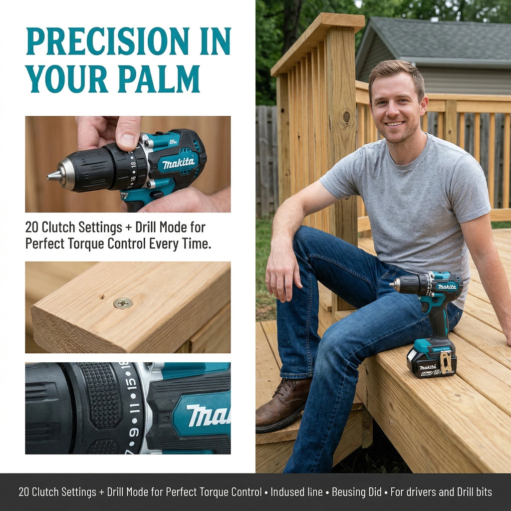 Makita DDF487 18V Brushless Cordless Drill