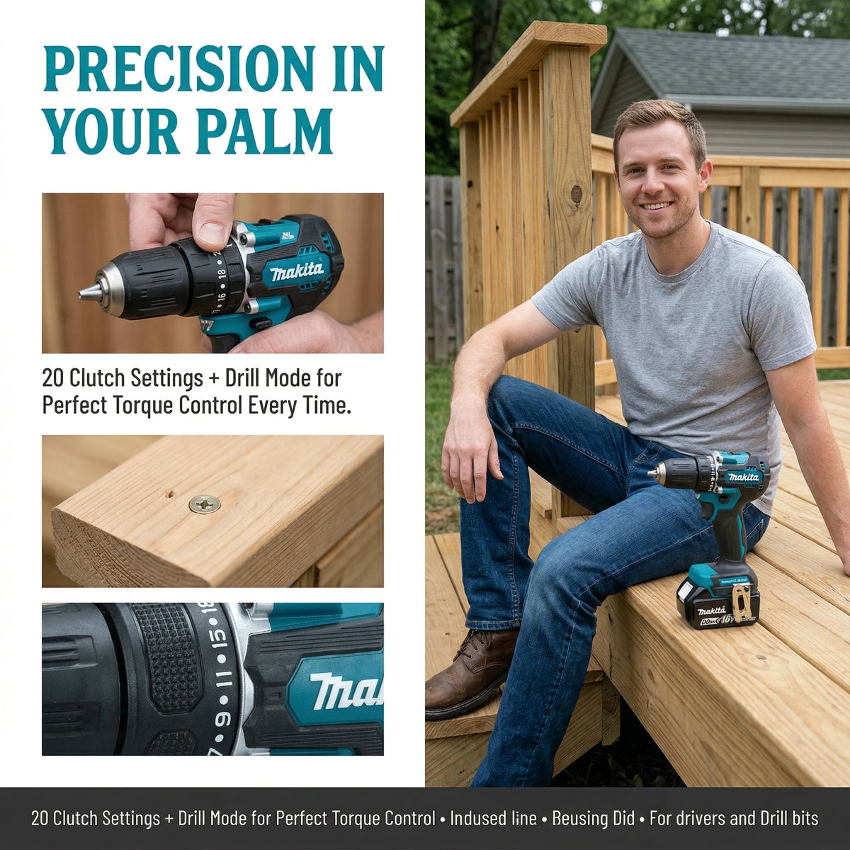 Makita DDF487 18V Brushless Cordless Drill