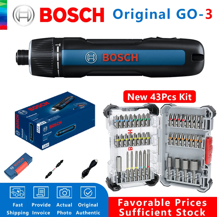 Bosch GO 3 3.6V Akumuliatorinis Atsuktuvas su Dėžute