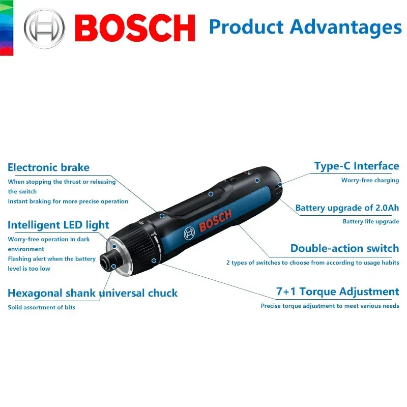 Bosch GO 3 Akumuliatorinis Atsuktuvas