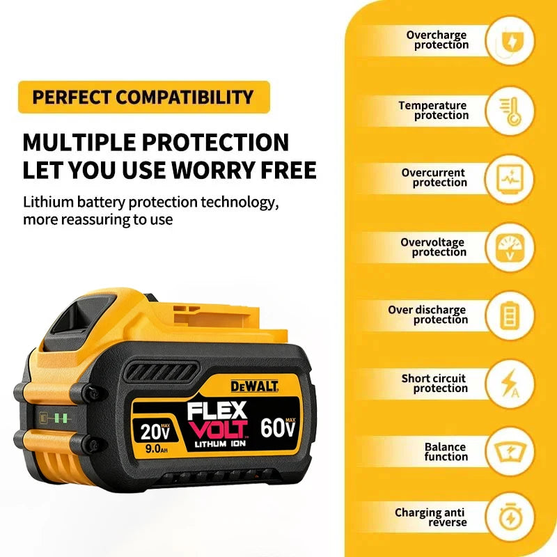 DEWALT 20V/60V 9.0Ah MAX FlexVolt Battery