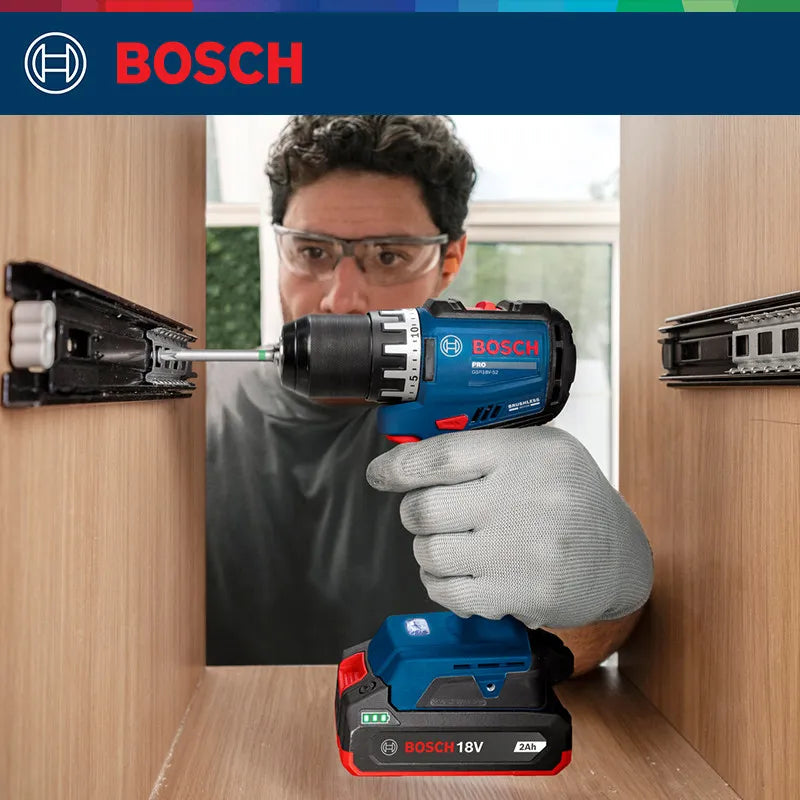 Bosch GSB 18V-52 Elektrinis Gręžtuvas su 52Nm Sukimo Momentu