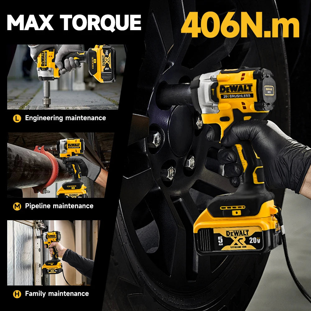 Dewalt DCF921 Akumuliatorinis Elektrinis Smūginis Raktas