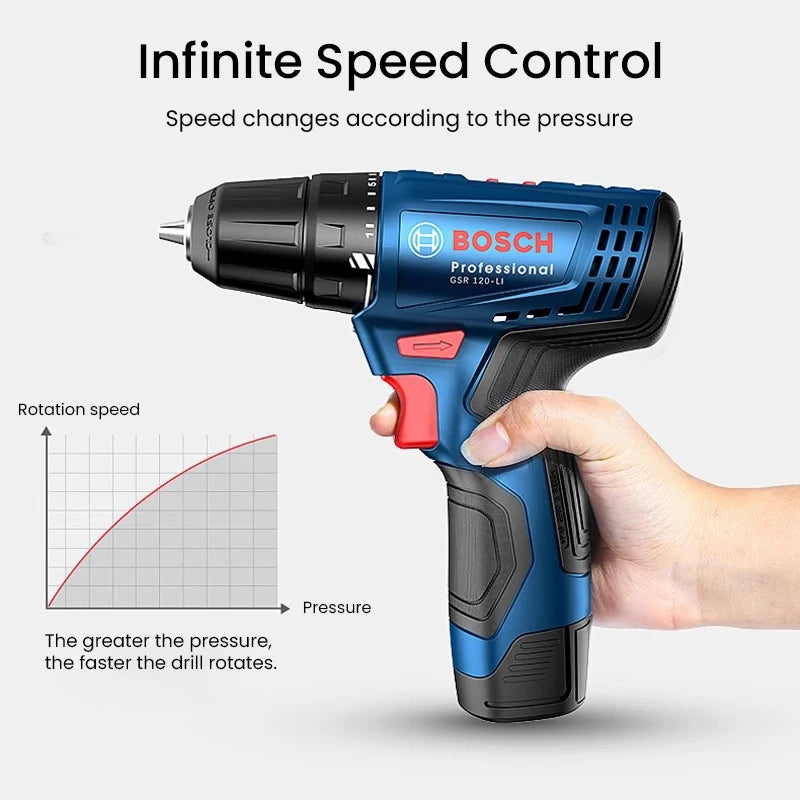 Bosch GSR120 Li 12V Cordless Drill Screwdriver