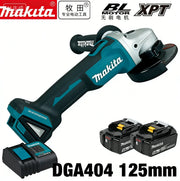 Makita DGA404 125mm kampinis šlifuoklis, atsparus vandeniui
