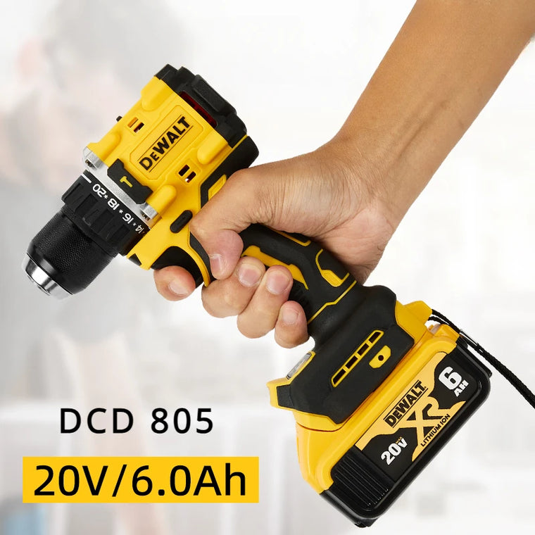 DeWalt DCD805 20V Brushless Akumuliatorinis Gręžtuvas