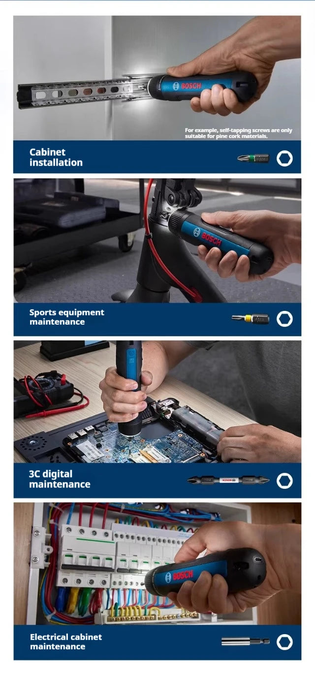 Bosch Go3 Mini Cordless Electric Screwdriver