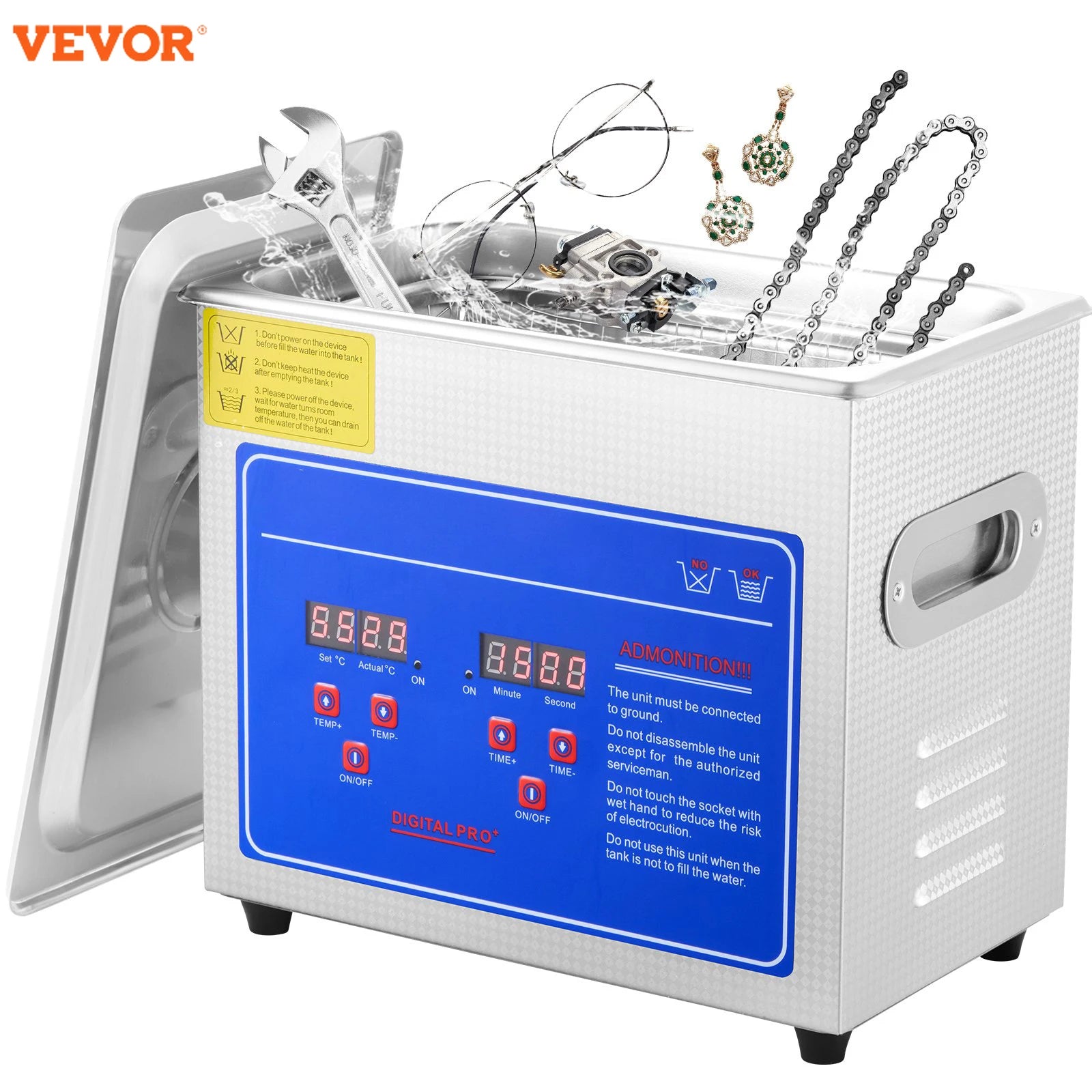 VEVOR Pro Leg Stretcher 220LBS Leg Stretch MachineUltrasonicCleanerUltrasoundCleanerPortable3LDiswasher