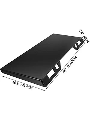 VEVOR 1/4inch Thick Quick Tach Mounting Plate Anti-corrosion Surface Quick to Tach Or Bolt Universal Mounting System Black