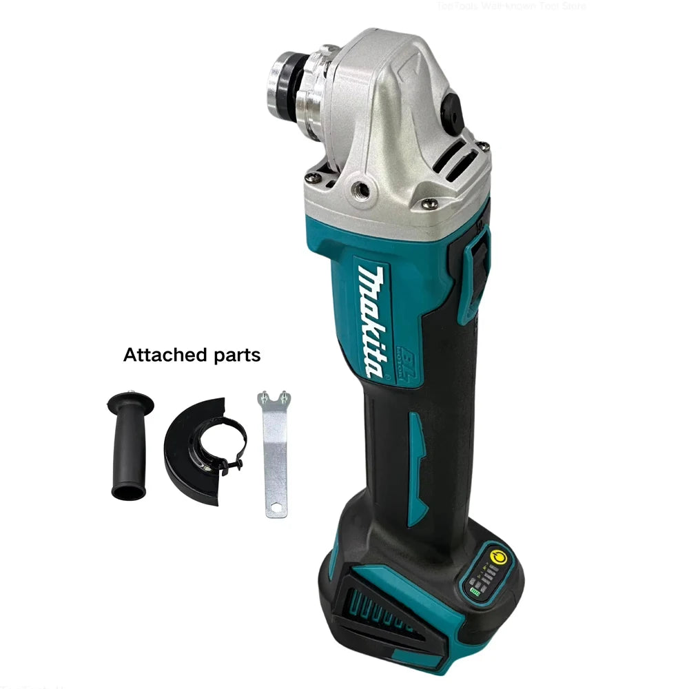 Makita DGA404 125mm Kampinis Šlifuoklis Li-Ion Akumuliatorinis