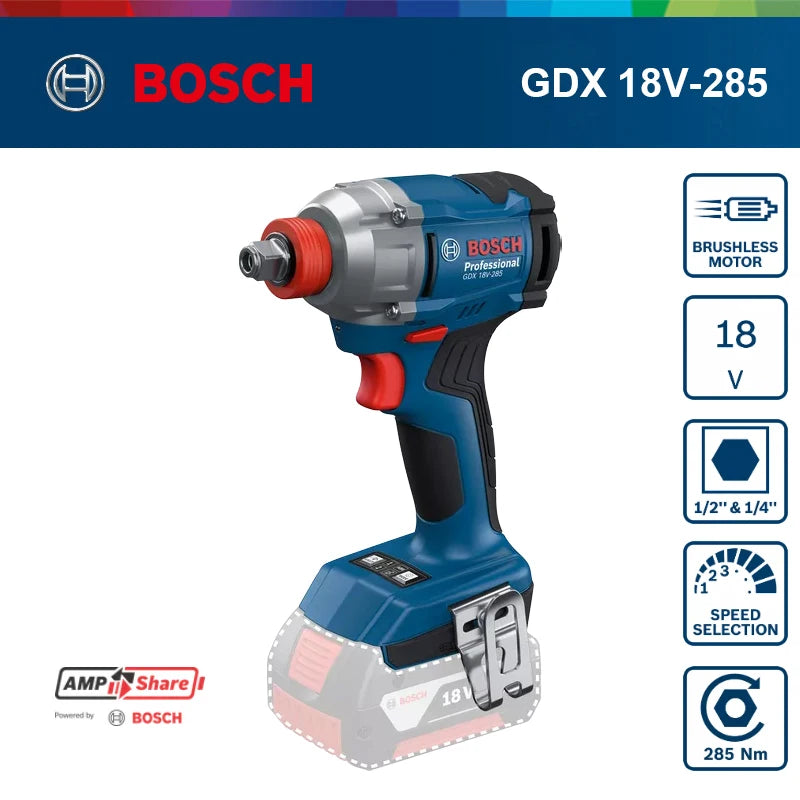 Bosch GDX 18V-285 Akumuliatorinis Smūginis Raktas/Sukamasis Įrankis