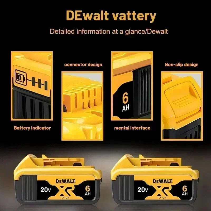 DEWALT 20V Li-Ion 6.0Ah Power Tool Battery