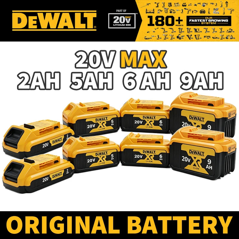 Dewalt 20V 6.0Ah Li-Ion Power Tool Battery DCB202 DCB205 DCB206 DCB209