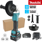 Makita DGA404 125mm Kampinis Šlifuoklis Li-Ion Akumuliatorinis