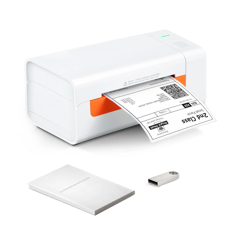 SucceBuy terminis etikečių spausdintuvas 203 DPI, USB-C