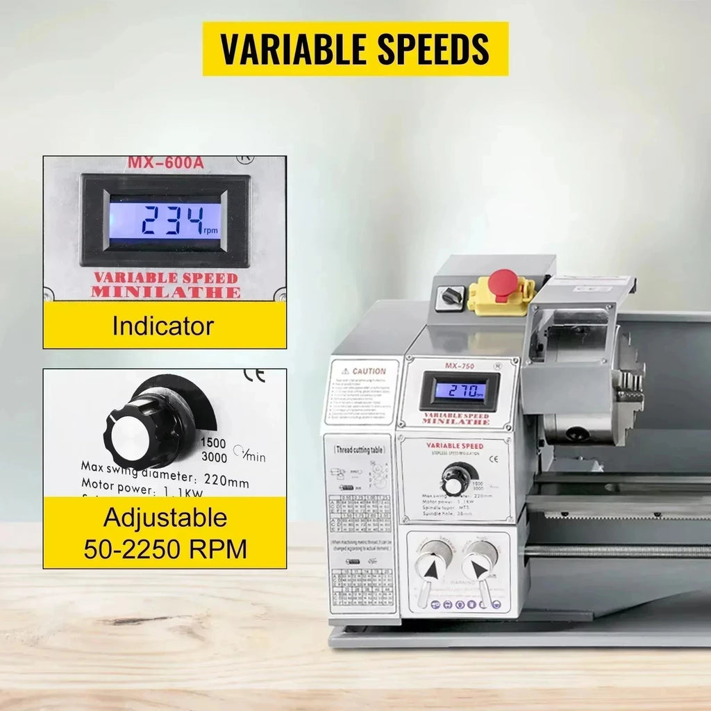 VEVOR Metal Lathe Mini