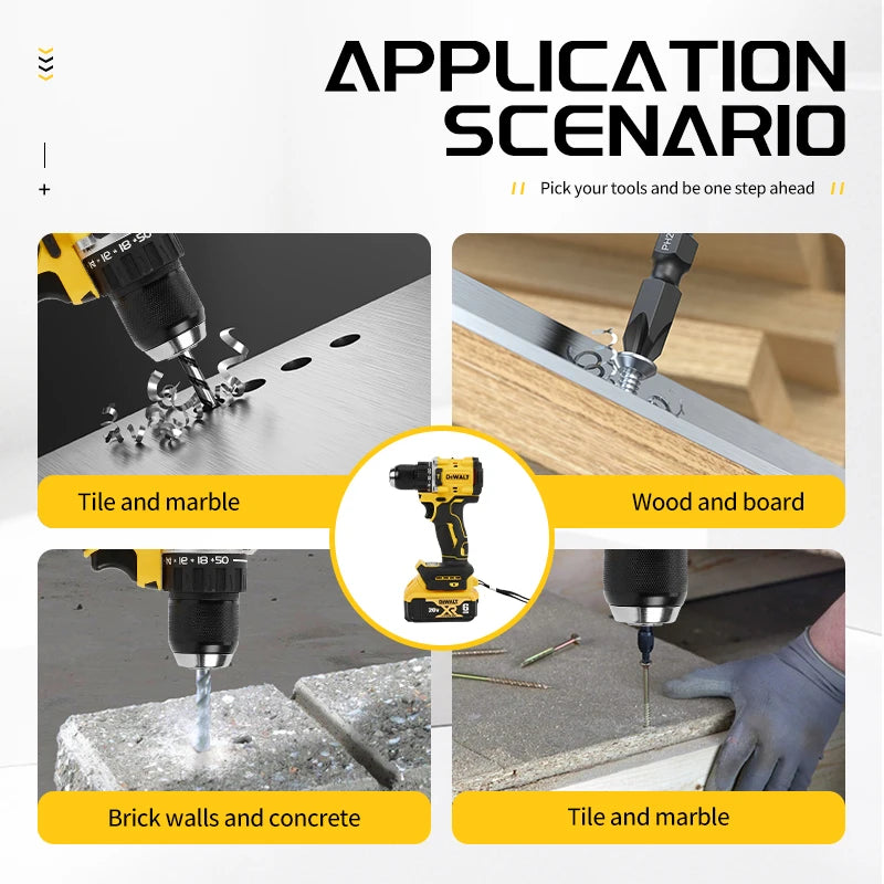 DeWalt DCD805 20V Brushless Akumuliatorinis Gręžtuvas