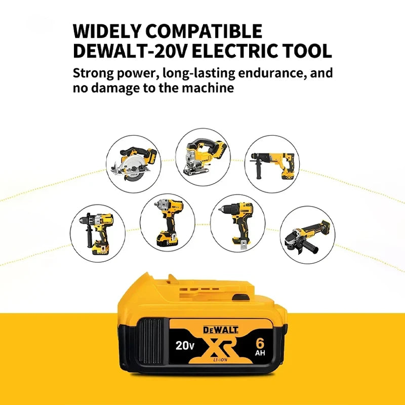 DEWALT 20V Li-Ion Power Tools Battery 5.0Ah 6.0Ah