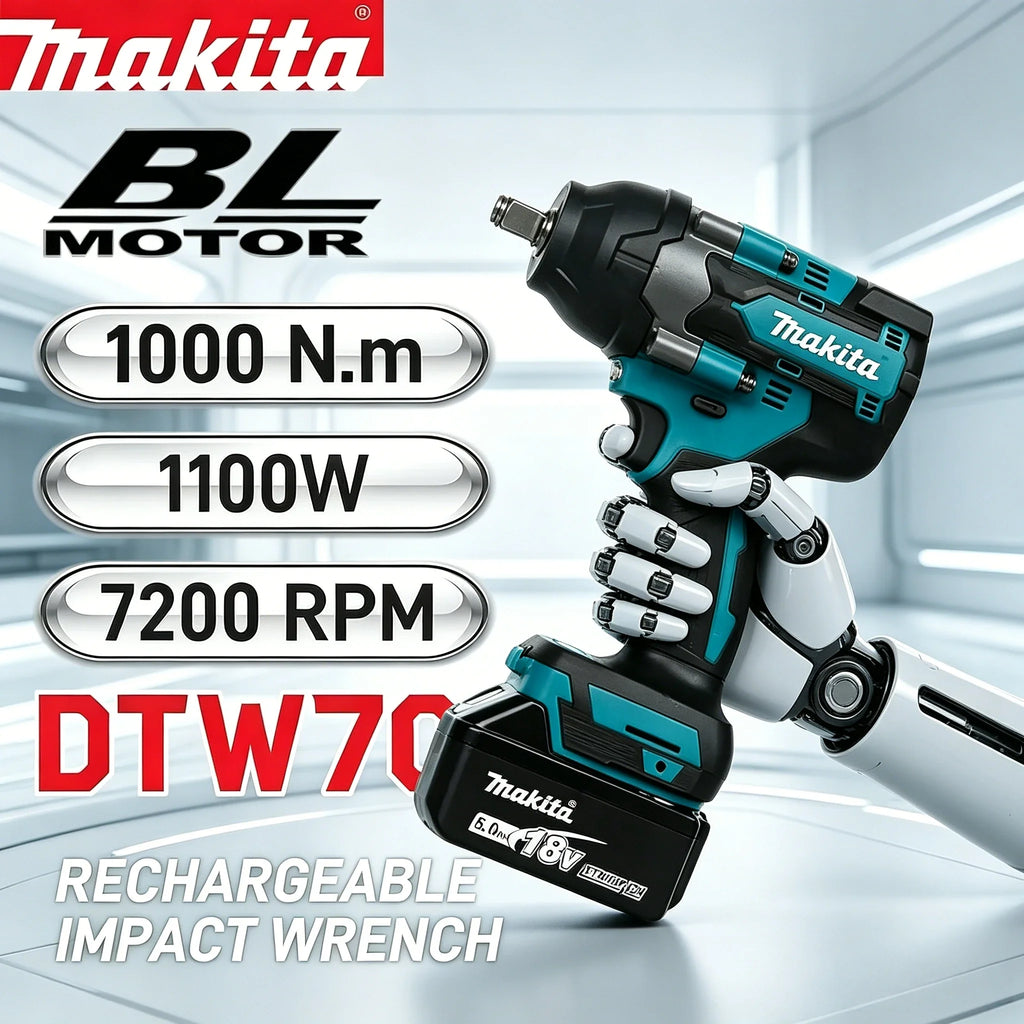 Makita DTW700 Elektrinis Raktas 18V