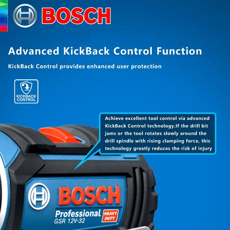 Bosch GSR 12V-32 Akumuliatorinis Gręžtuvas