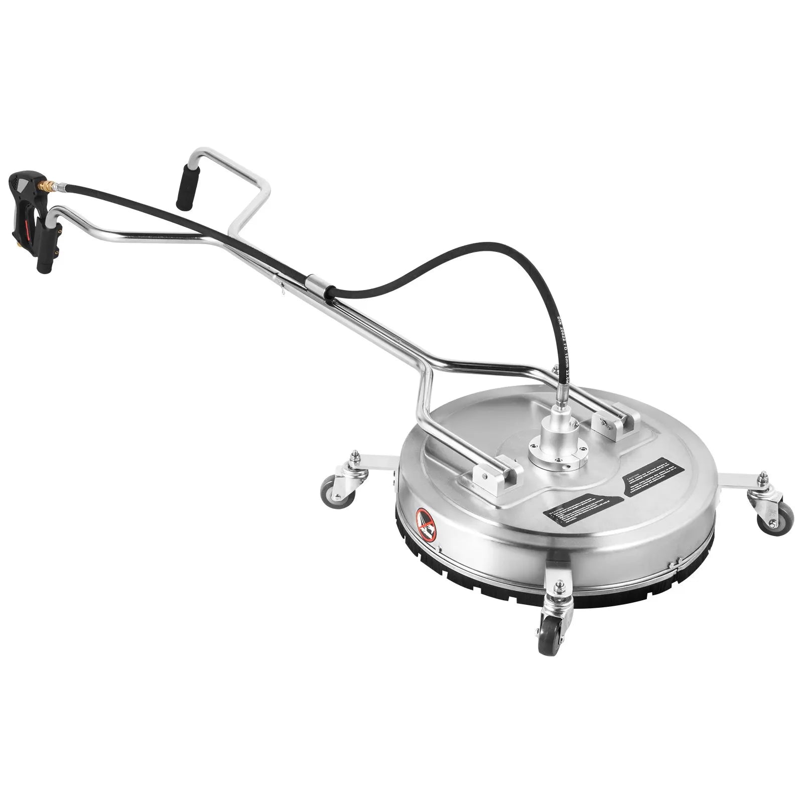 VEVOR Surface Cleaner 18 Inch Flat Surface Cleaner for Pressure Washer 4000psi Pressure with 3/8 Quick Connector Surface Cleaner