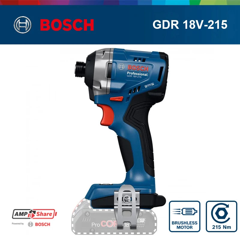 Bosch GDR 18V-215 Akumuliatorinis Sukimo Momentas Atsuktuvas